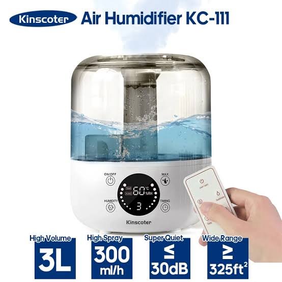 KINSCOTER 3L Air Humidifier Professional Large Capacity Review