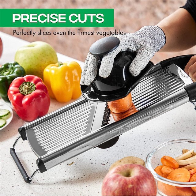 Review of LMETJMA Adjustable Mandoline Slicer Stainless Steel Vegetable Slicer
