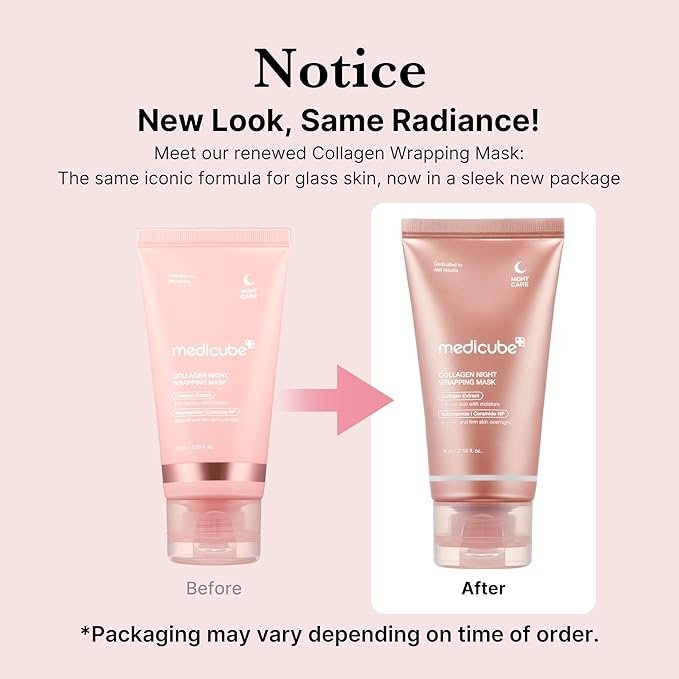 Review of medicube Collagen Overnight Wrapping Peel Off Facial Mask Pack - Elasticity Hydration Care in UAE